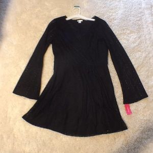 All over lace black dress. NWT.